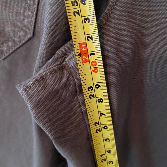 Marine Layer Women size 0 Army Green Maya Straight Leg Carpenter Cropped Pants - Picture 10 of 11